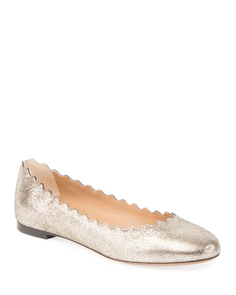 chloe ballet flats replica|chloe scalloped flats sale.